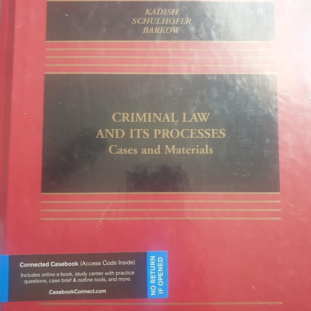 Criminal Law and Its Processes 7th Edition